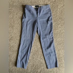 Banana Republic Blue Checkered Pants